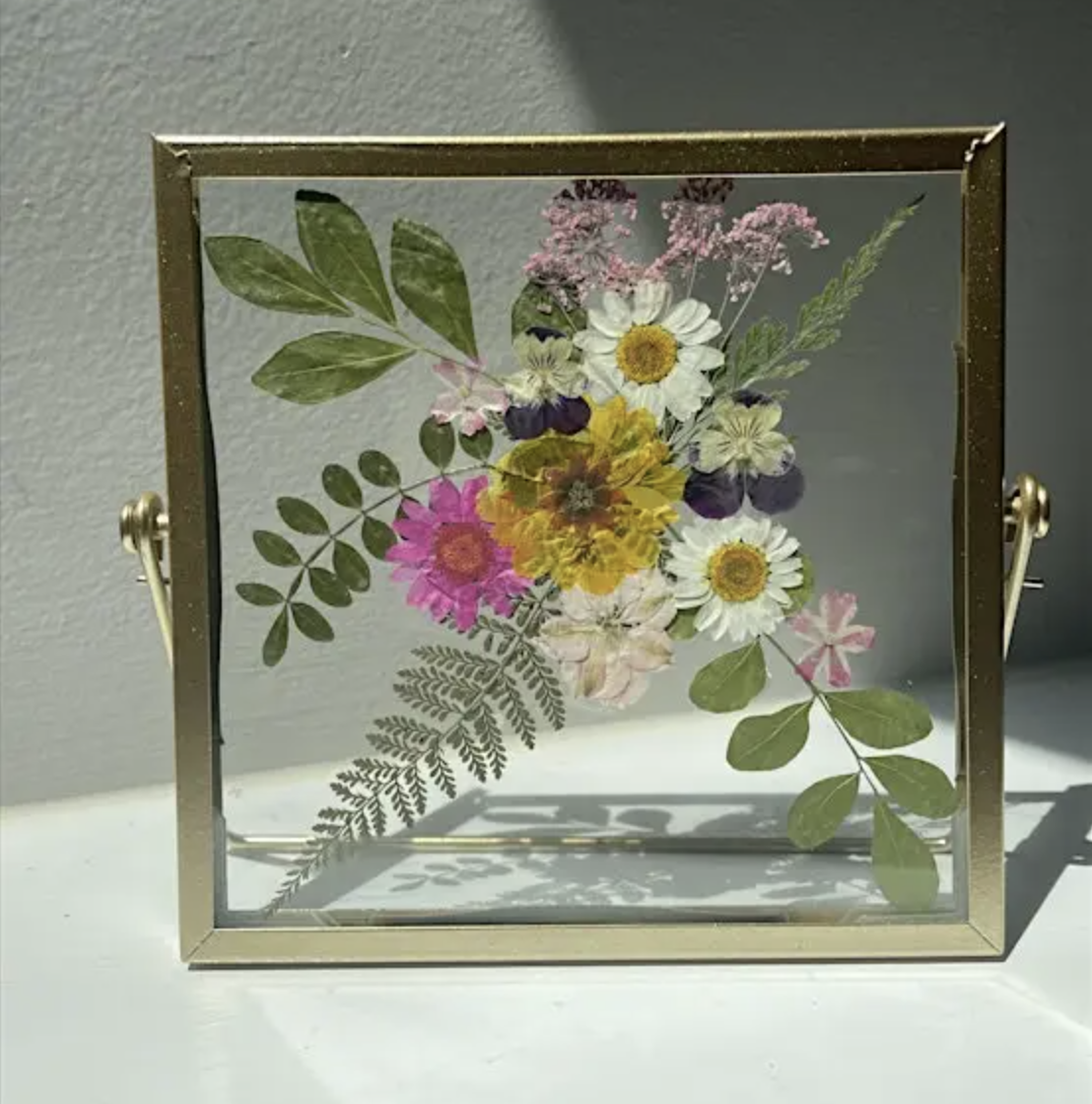 Pressed Flower Frame Art